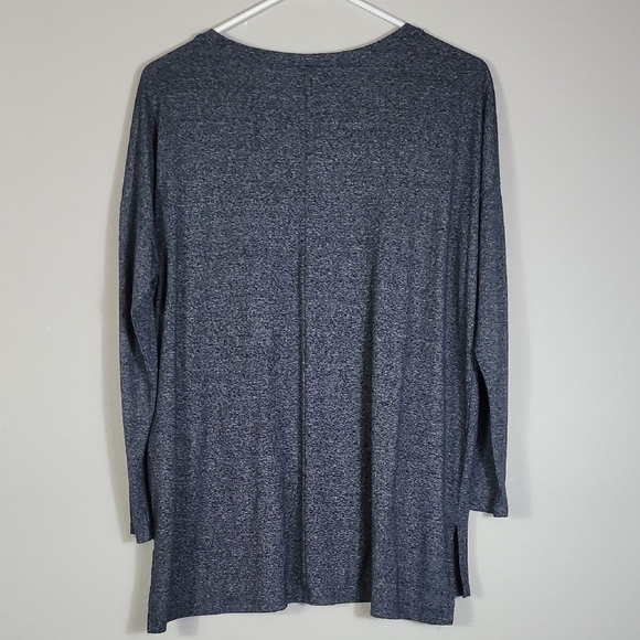 Abercrombie & Fitch Women Long Sleeve Shirt Size XS/S Gray Oversized Tunic Grey - Picture 6 of 11